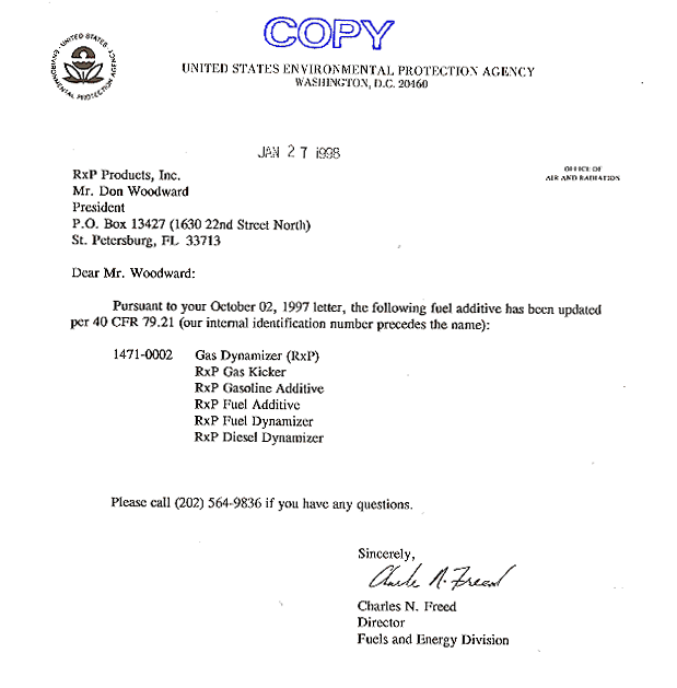 EPA Registration